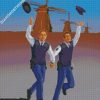 Police in tghe netherlands diamond painting