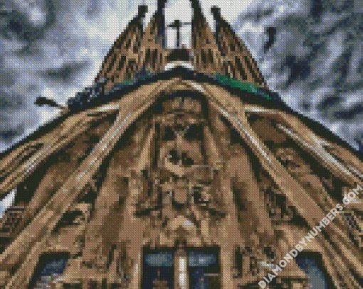 Sagrada Familia Barcelona diamond painting