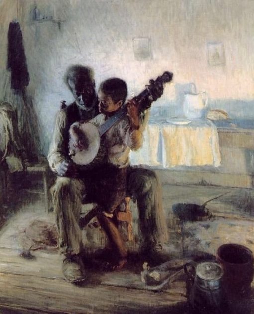 The Banjo Lesson By Henry Ossawa Tanner pzint by numbers