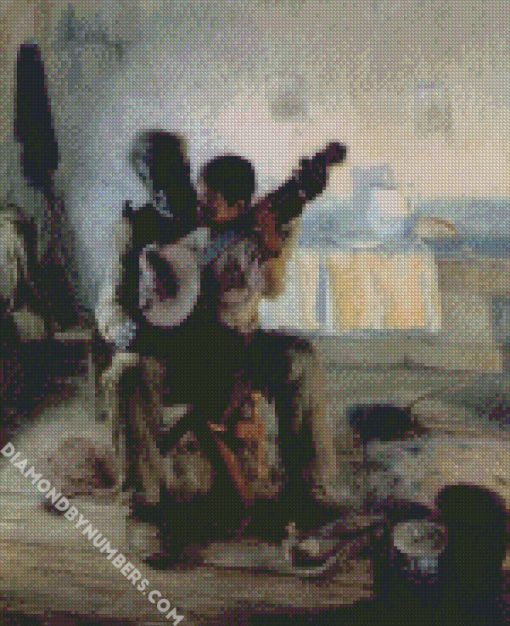 The Banjo Lesson By Henry Ossawa Tanner diamond paintings