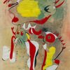 Abstract Joan Miro paint by numbers