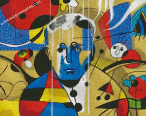 aesthetic Joan miro abstract art Diamond Painting