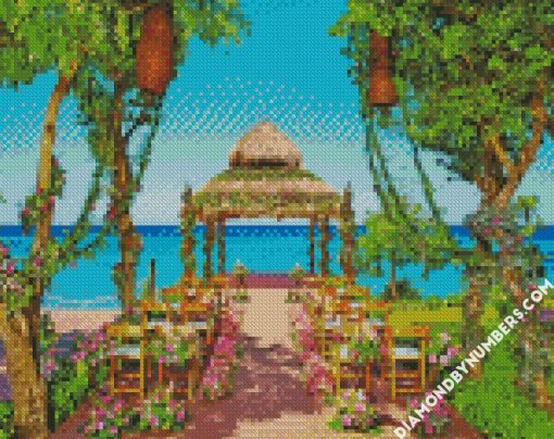 aesthetic Sunscape Sabor Cozumel mexico diamond paintings