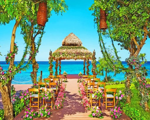 Aesthetic Sunscape Sabor Cozumel Paint by numbers