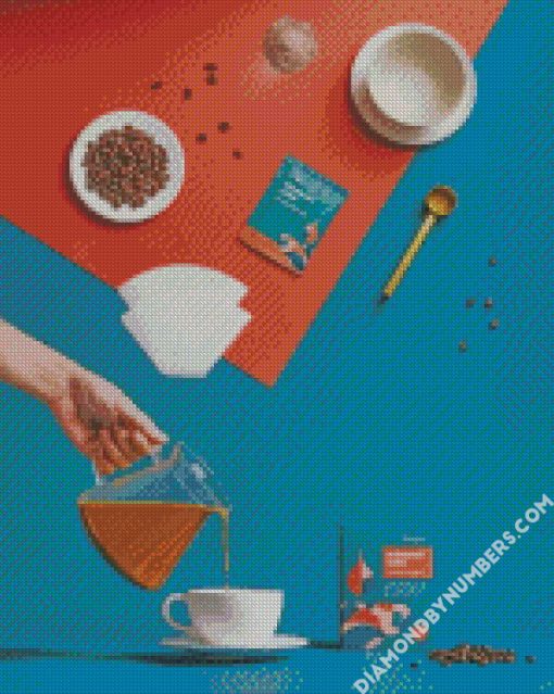 aesthetic coffee diamond paintings