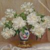 aesthetic flowers in ginger jar vase diamond painting