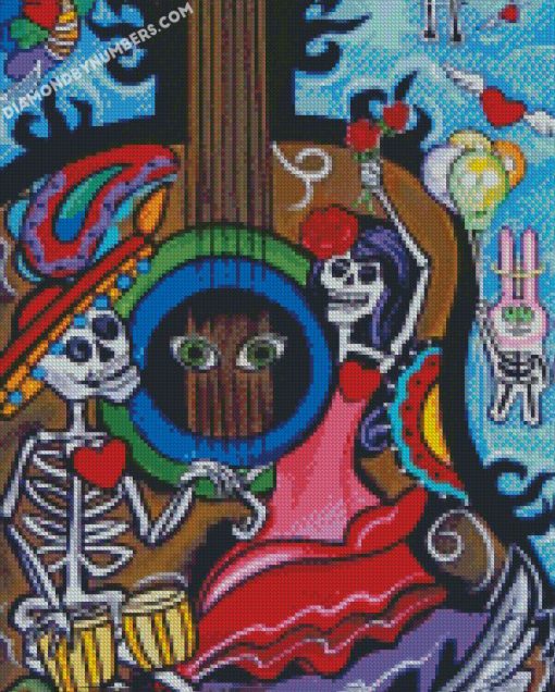aesthetic guitar diamond painting