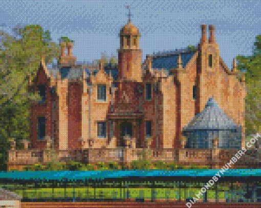aesthetic haunted mansion diamond paintings