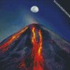 aesthetic volcano diamond painting