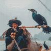 asian fisherman diamond painting