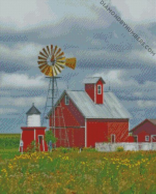 barn diamond paintings