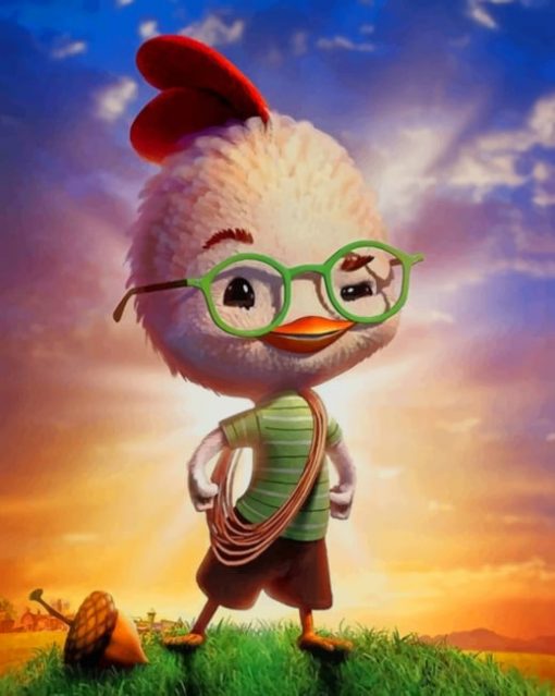 Crazy Baby Chicken paint by numbers