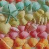 colorful seashell diamond painting