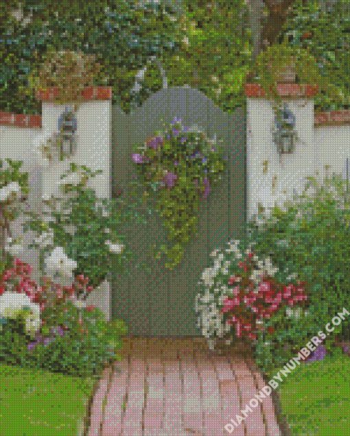 garden door diamond paintings