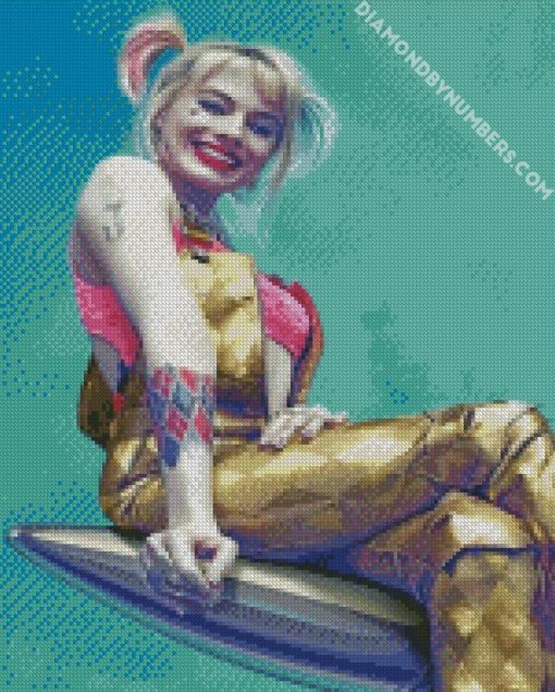 harle quinn birds of prey diamond painting