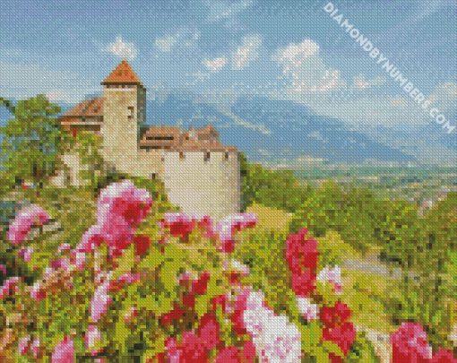 lichtenstein castle diamond painting