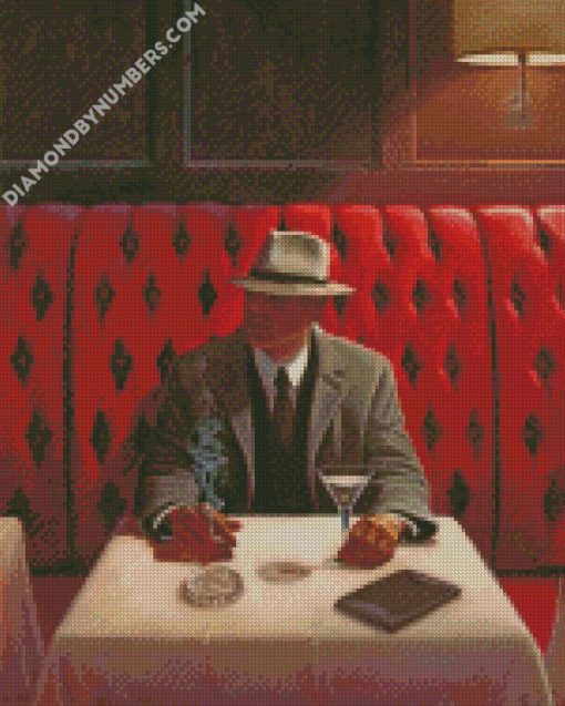 lonely man diamond painting