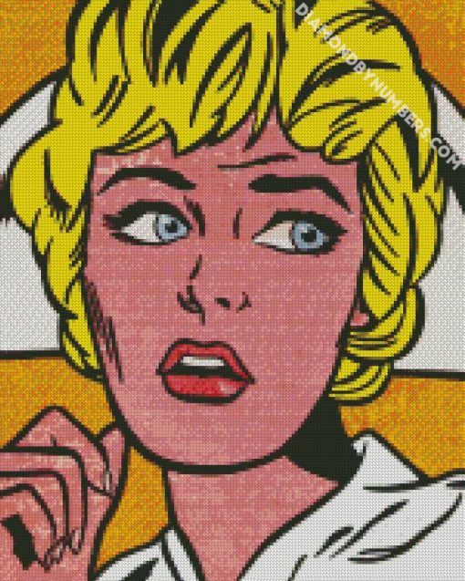 nurse lichtenstein diamond painting