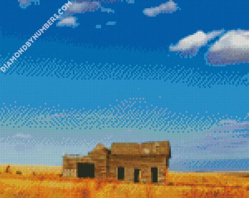 rural farm barn diamond painting