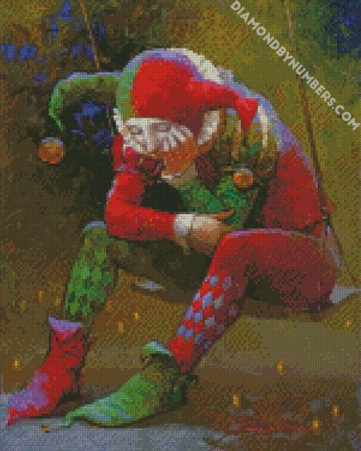 sad clown diamond paintings