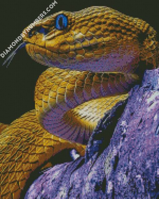 snake diamond painting