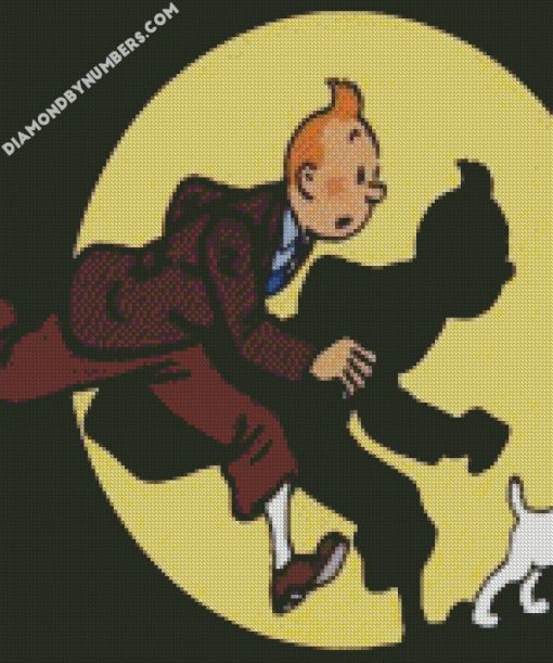 tintin animation diamond paintings