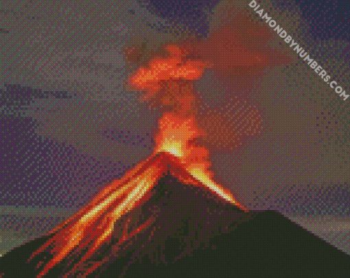 volcano diamond paintings