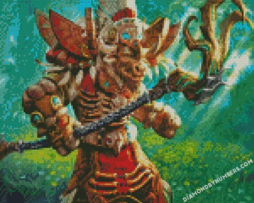 world of warcraft duid diamond paintings