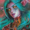 world of warcraft night elf diamond paintings