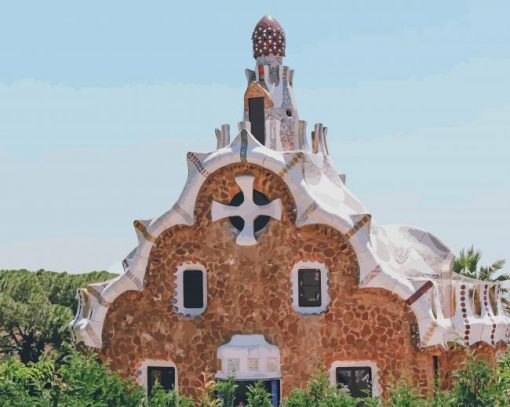 Park Guell Barcelona Paint by numbers