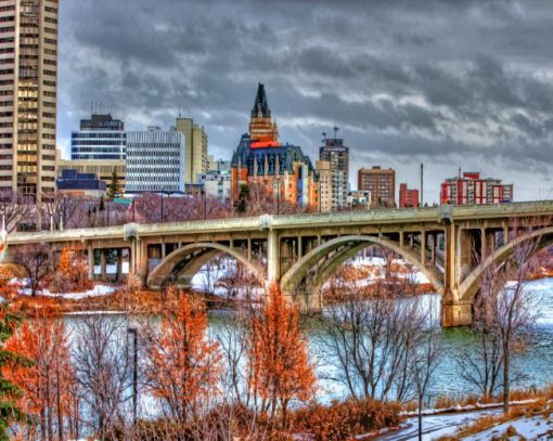 Saskatoon paint by numbers