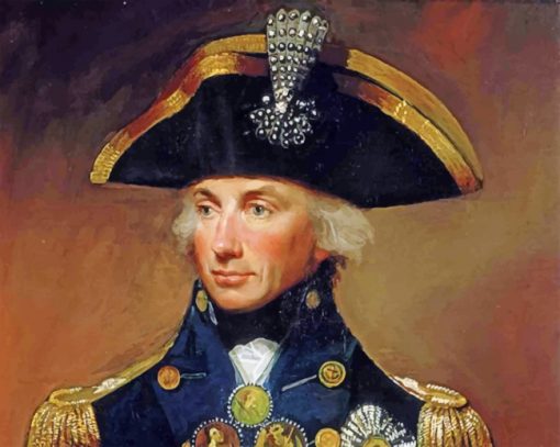 Admiral Nelson Paint by numbers