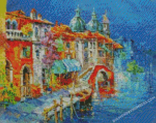 aesthetic abstract Venice Diamond Paintings