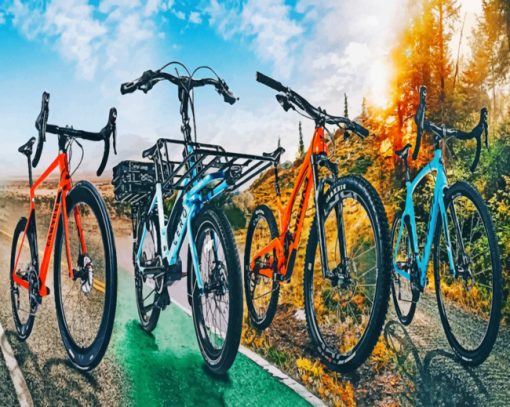 Aesthetic Bikes Piant by numbers