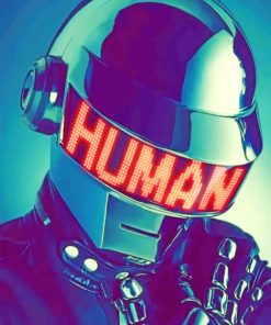Aesthetic Daft Punk Paint by numbers