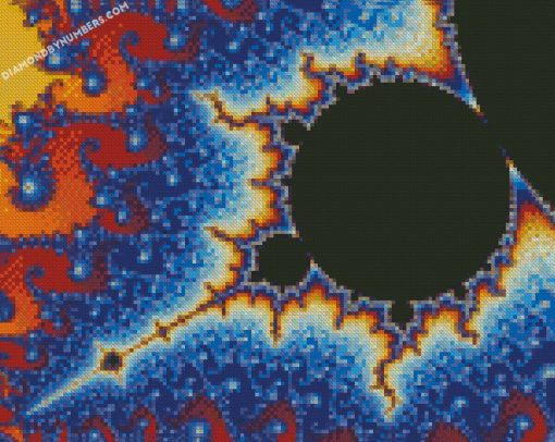 aesthetic fractal chaos Diamond Paintings
