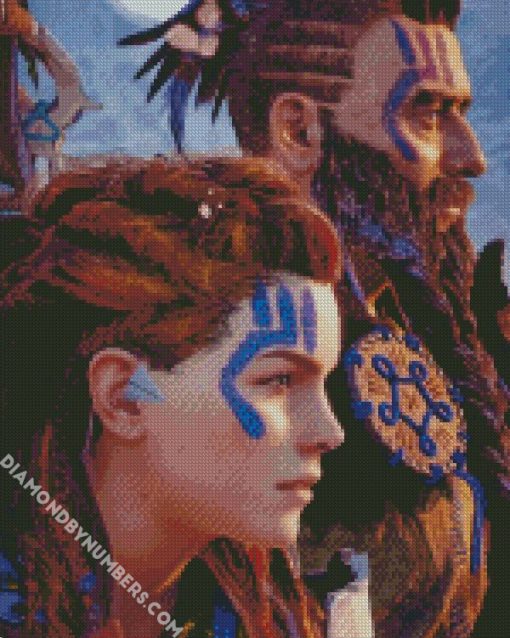 aesthetic horizon zero dawn diamond painting