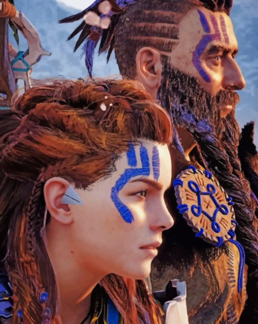 aesthetic-horizon-zero-dawn-paint-by-number