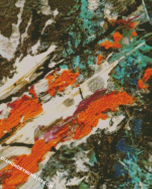 aesthetic pollock art diamond painting