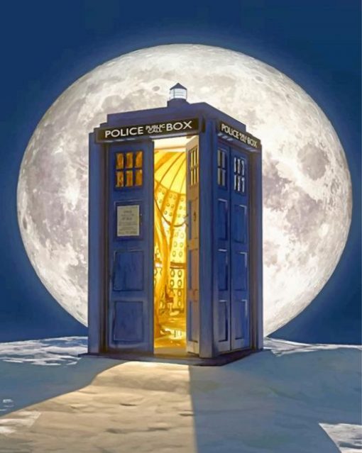 Aesthetic Tardis Paint by numbers