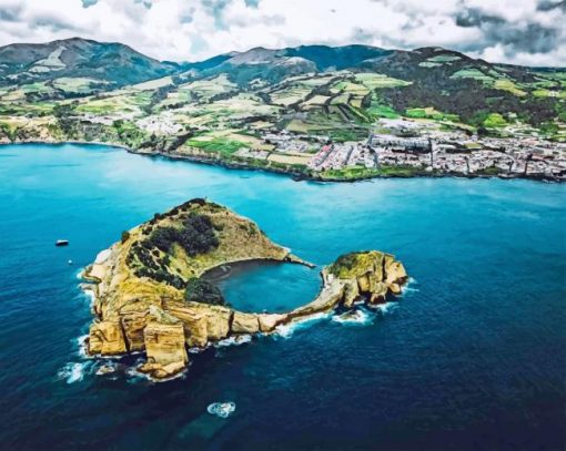 Azores Landscape paint by numbers