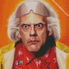 back to the future actor diamond painting