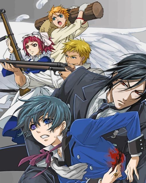 Black Butler paint by numbers
