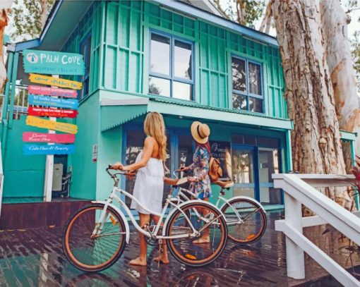 Palm Cove Jetty paint by numbers