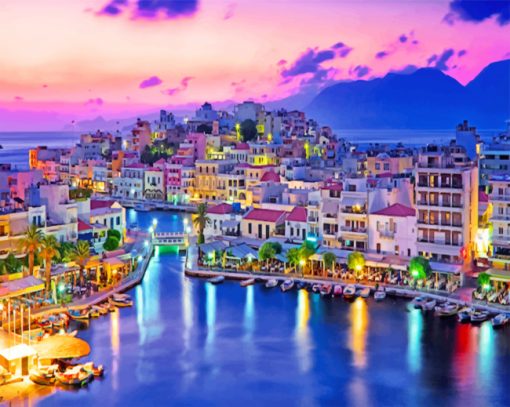 Crete Greece Paint by numbers