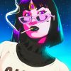 Cyberpunk Art paint by numbers