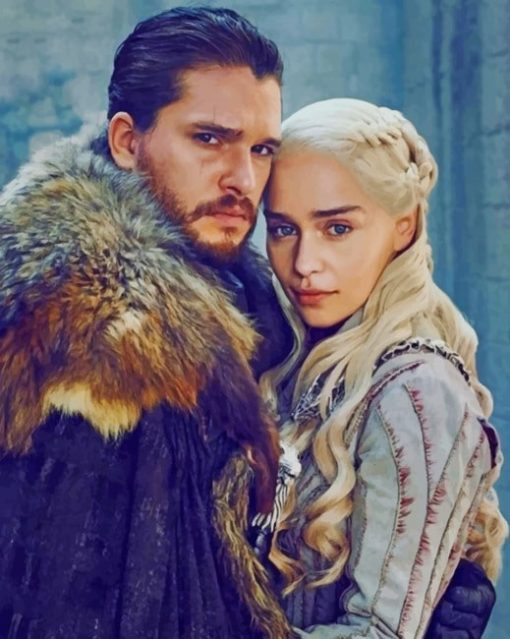 Daenerys And Jon Paint by numbers