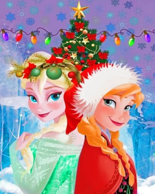 Frozen Princesses Paint by numbers