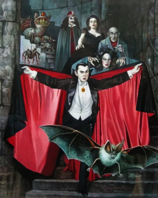 dracula-family-paint-by-number