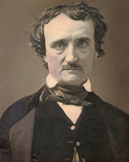Edgar Allan Poe Illustration Paint by numbers